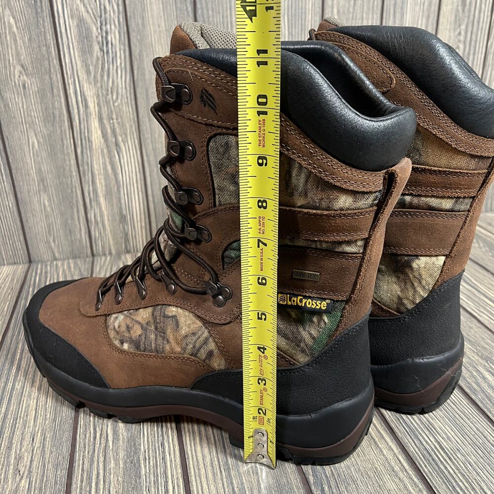 LaCrosse 4700M Hunting Boots Camo Genesys Gore Tex Men Sz 13 Leather Outdoor 11" - Picture 5 of 11